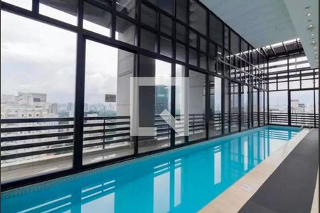 Área comum - Piscina de kitnet/studio para alugar com 1 quarto, 30m² em Cidade Jardim, São Paulo