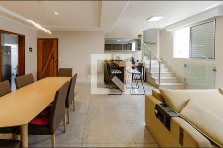 Sala de apartamento à venda com 4 quartos, 240m² em Buritis, Belo Horizonte