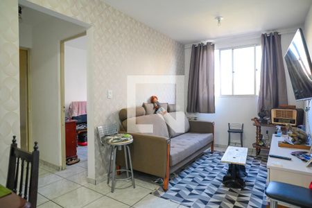 Sala de apartamento à venda com 2 quartos, 48m² em Vila Caraguata, São Paulo