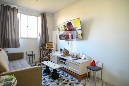 Sala de apartamento à venda com 2 quartos, 48m² em Vila Caraguata, São Paulo