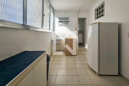 Área de serviço de apartamento para alugar com 3 quartos, 150m² em Centro, Guarujá