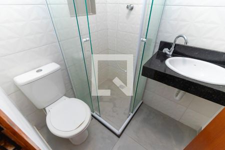 Banheiro de apartamento para alugar com 1 quarto, 32m² em Cidade Antônio Estêvão de Carvalho, São Paulo