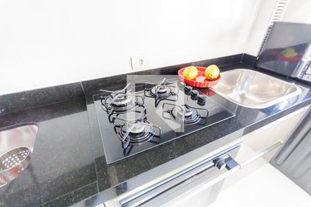 Cozinha de apartamento à venda com 2 quartos, 64m² em Vila Curuçá, Santo André