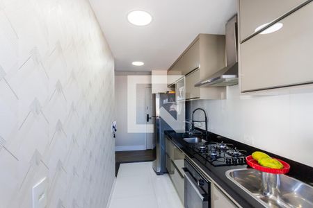 Cozinha de apartamento à venda com 2 quartos, 64m² em Vila Curuçá, Santo André