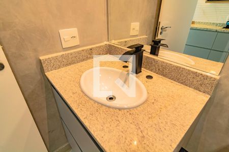 Banheiro Social de kitnet/studio à venda com 1 quarto, 25m² em Vila Clementino, São Paulo