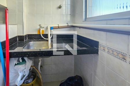 Área de serviço de apartamento para alugar com 1 quarto, 48m² em Loteamento Joao Batista Juliao, Guarujá