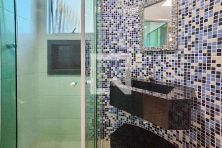 Banheiro de apartamento para alugar com 1 quarto, 48m² em Loteamento Joao Batista Juliao, Guarujá