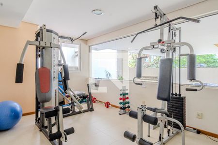 Área comum - Academia de apartamento à venda com 2 quartos, 75m² em Menino Deus, Porto Alegre