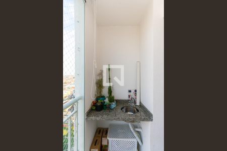 Varanda da Sala de apartamento à venda com 2 quartos, 56m² em Vila Ema, São Paulo