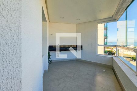 Varanda Sala de apartamento para alugar com 3 quartos, 110m² em Balneario Cidade Atlantica, Guarujá