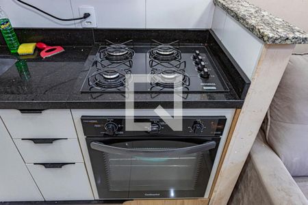 Sala, cozinha e área de serviço de apartamento para alugar com 2 quartos, 32m² em Pirituba, São Paulo