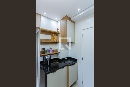 Sala, cozinha e área de serviço de apartamento para alugar com 2 quartos, 32m² em Pirituba, São Paulo