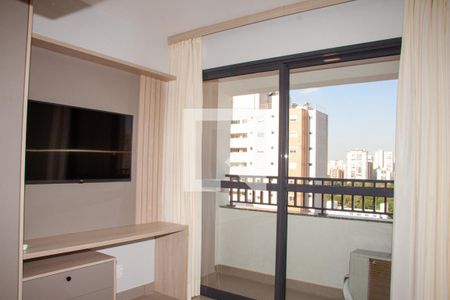 Sala de apartamento para alugar com 1 quarto, 27m² em Barra Funda, São Paulo