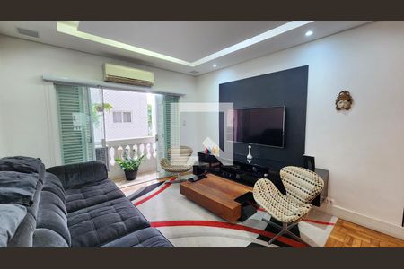 Sala de apartamento para alugar com 3 quartos, 180m² em Embaré, Santos