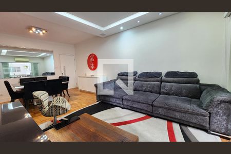 Sala de apartamento para alugar com 3 quartos, 180m² em Embaré, Santos