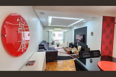 Sala de apartamento para alugar com 3 quartos, 180m² em Embaré, Santos