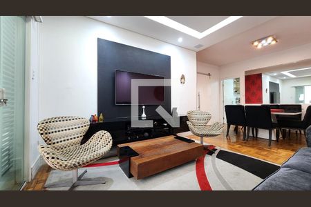 Sala de apartamento para alugar com 3 quartos, 180m² em Embaré, Santos