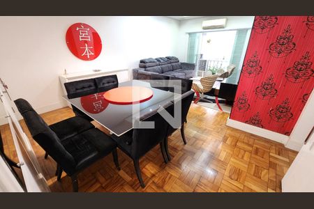 Sala de apartamento para alugar com 3 quartos, 180m² em Embaré, Santos