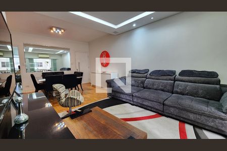 Sala de apartamento para alugar com 3 quartos, 180m² em Embaré, Santos