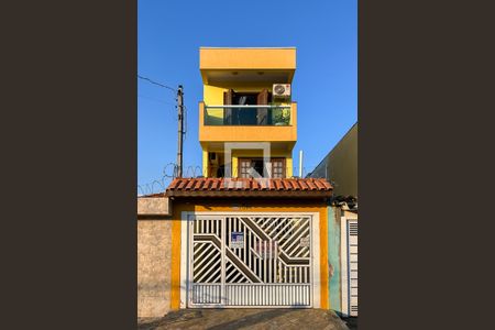 Fachada + plaquinha de casa à venda com 3 quartos, 235m² em Rudge Ramos, São Bernardo do Campo