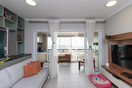 Sala de apartamento à venda com 2 quartos, 70m² em Jardim Leonor Mendes de Barros, São Paulo