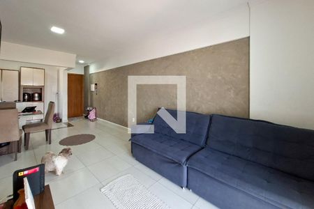 Sala de apartamento para alugar com 2 quartos, 82m² em Vila Tupi, Praia Grande