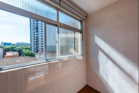 Área de serviço de apartamento para alugar com 1 quarto, 58m² em Aparecida, Santos