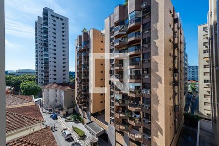 Vista de apartamento para alugar com 1 quarto, 58m² em Aparecida, Santos