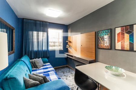 Sala de apartamento para alugar com 1 quarto, 32m² em República, São Paulo