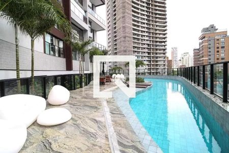 Área comum - Piscina de kitnet/studio para alugar com 1 quarto, 26m² em Indianópolis, São Paulo
