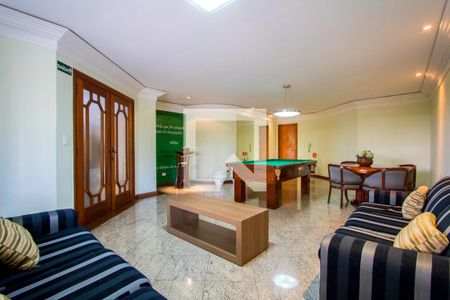 Área comum - Espaço de jogos de apartamento à venda com 3 quartos, 200m² em Vila Bastos, Santo André