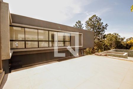 fachada de casa de condomínio à venda com 4 quartos, 403m² em Rosário, Nova Lima