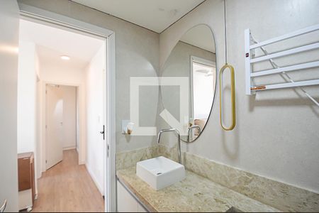 Banheiro de apartamento à venda com 2 quartos, 43m² em Vila Santa Luzia, São Bernardo do Campo