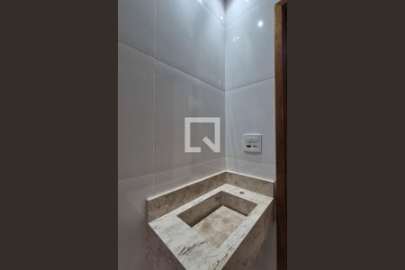 Banheiro da suíte de apartamento à venda com 3 quartos, 138m² em Vila Curuçá, Santo André