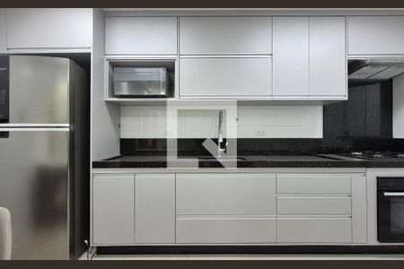 Cozinha de apartamento à venda com 3 quartos, 76m² em Vila Curuçá, Santo André