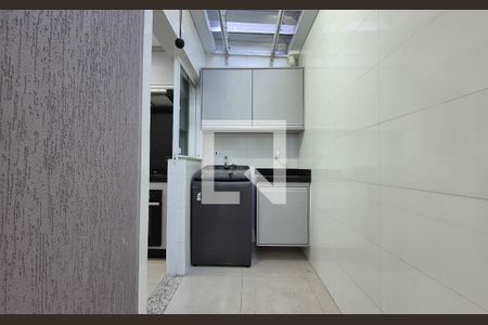 Área de Serviço de apartamento à venda com 3 quartos, 76m² em Vila Curuçá, Santo André