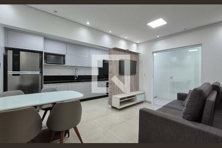 Sala de apartamento à venda com 3 quartos, 76m² em Vila Curuçá, Santo André
