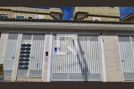 Fachada de casa de condomínio à venda com 2 quartos, 120m² em Vila Príncipe de Gales, Santo André