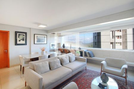 Sala de apartamento à venda com 3 quartos, 115m² em Vale do Sereno, Nova Lima