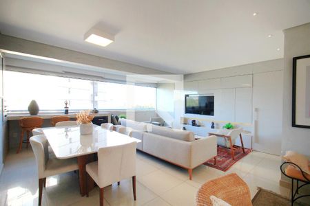 Sala de apartamento à venda com 3 quartos, 115m² em Vale do Sereno, Nova Lima