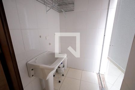 Área de Serviço de apartamento à venda com 3 quartos, 110m² em Vila Valparaíso, Santo André