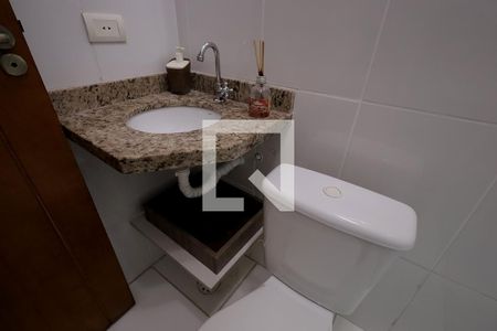 Banheiro Suíte 1 de apartamento à venda com 3 quartos, 110m² em Vila Valparaíso, Santo André
