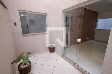 Varanda da Sala de apartamento à venda com 3 quartos, 110m² em Vila Valparaíso, Santo André
