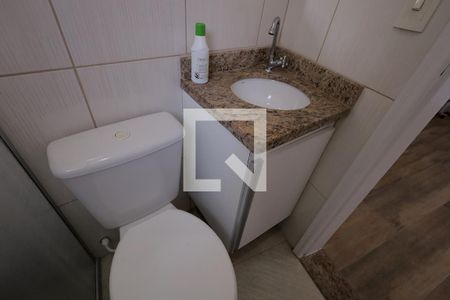 Banheiro Suíte 2 de apartamento à venda com 3 quartos, 110m² em Vila Valparaíso, Santo André