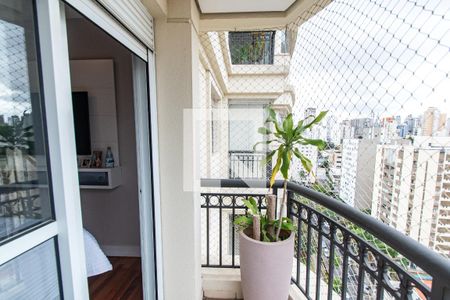 Varanda da suíte 3 de apartamento à venda com 3 quartos, 171m² em Jardim Vila Mariana, São Paulo