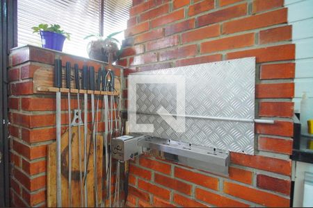 Churrasqueira de casa de condomínio à venda com 2 quartos, 90m² em Rondônia, Novo Hamburgo