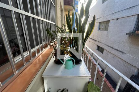 Varanda da Sala de apartamento para alugar com 2 quartos, 78m² em Ponta da Praia, Santos