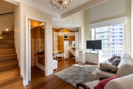 Sala de apartamento para alugar com 1 quarto, 49m² em Perdizes, São Paulo