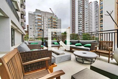 Área comum - Churrasqueira de apartamento para alugar com 1 quarto, 30m² em Jardim Prudência, São Paulo