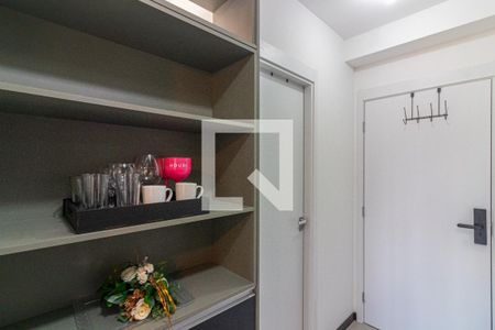 Studio - Entrada de kitnet/studio à venda com 1 quarto, 24m² em Vila Olímpia, São Paulo